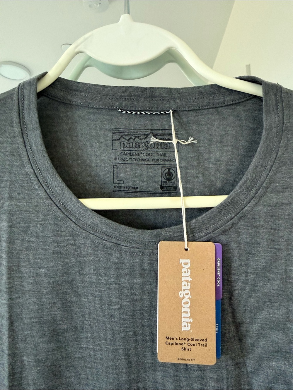 Patagonia Men’s Long-Sleeve Crew Shirt - Charcoal Gray